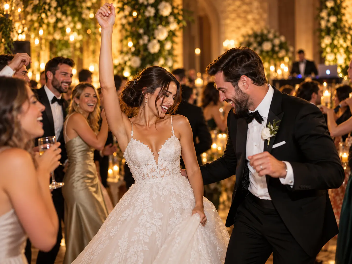 Wedding reception DJ entertainment